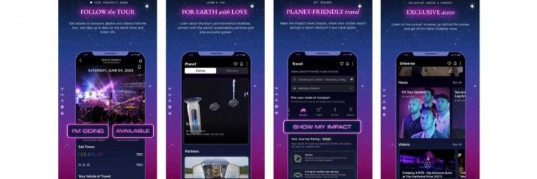 Coldplayのアプリ活用に見る、ファンと共同でCO2排出量を減らす取り組み