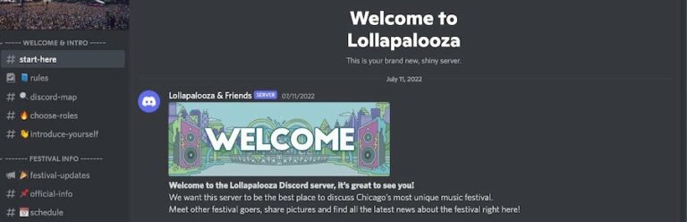 音楽フェスLollapaloozaが、公式Discordを開設。音楽業界内で注目高まるDiscordの活用