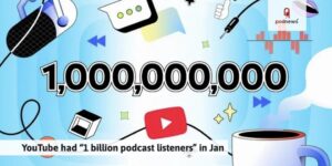 Read more about the article ポッドキャストは聞くから見る時代へ。YouTube、月間ポッドキャスト視聴者数が10億人突破を発表