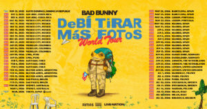 Read more about the article Bad Bunny、世界ツアーのチケット売上で歴史的記録。260万枚超のチケット完売で興行収入も急伸