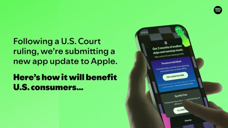 Spotifyがついにアップル以外のサブスクリプション決済に対応。アップストア開放の裁判所命令に伴いiOSアプリを更新
