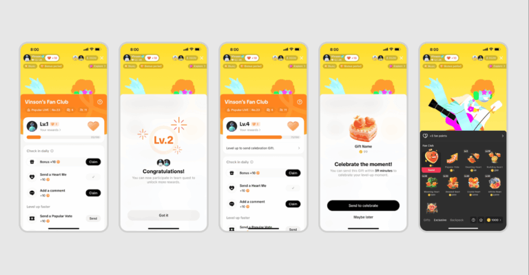TikTokが新機能「ファンクラブ」開始、ライブ配信でのファン交流を強化。アジアから展開