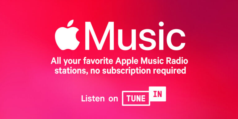 Apple MusicがラジオをTuneInで配信開始。世界中の新規リスナー層へリーチ拡大