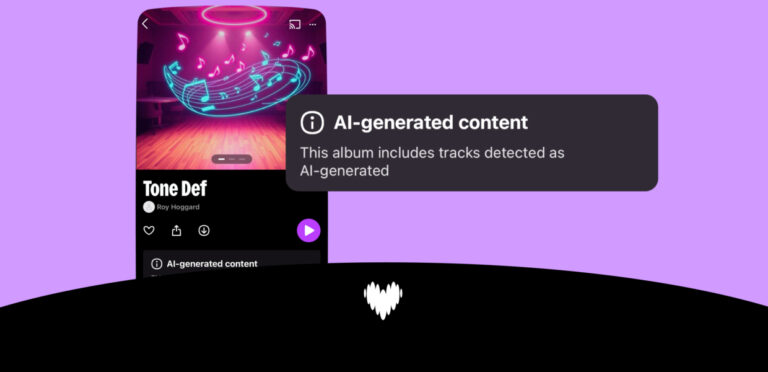 Deezer、AI音楽検知ツールをライセンス提供へ。一日6万曲以上のAI生成楽曲が追加。最大85%は不正再生目的