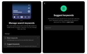 TikTokの動画投稿でリーチを拡大できるキーワード編集機能を導入。アーティストや音楽クリエイターの活用のヒント