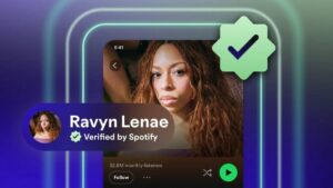 Spotifyが生成AIと人間のアーティストを識別する「認証済みバッジ」を新たに導入。審査後に緑色のマークがプロフィールに表示、審査は真正性と信頼性